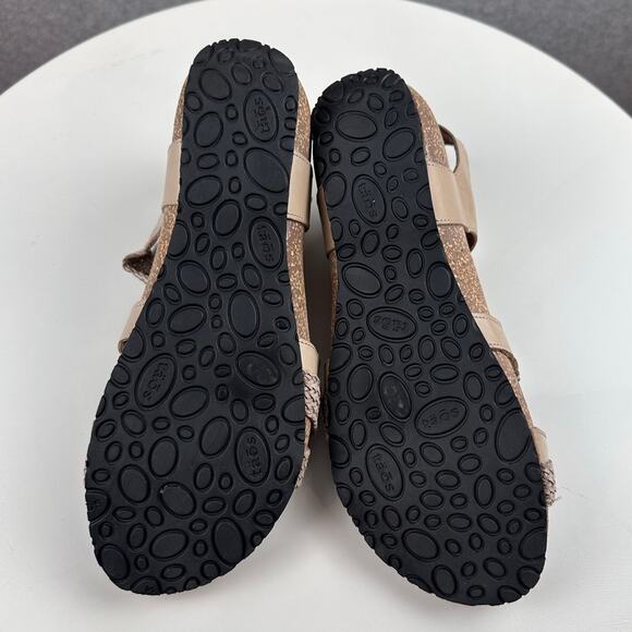 Taos Trulie Sandal US 8-8.5 | EU 39 Stone Woven Leather Strappy Adjustable New - Picture 15 of 15